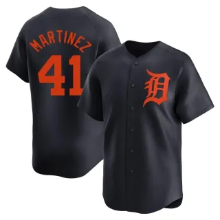 Men's Limited Navy Victor Martinez Detroit Tigers Alternate Jersey