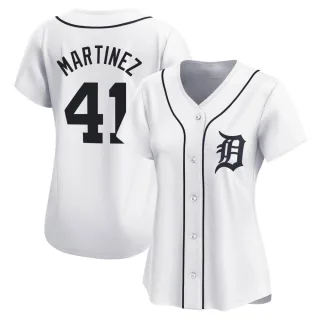 Women's Limited White Victor Martinez Detroit Tigers Home Jersey